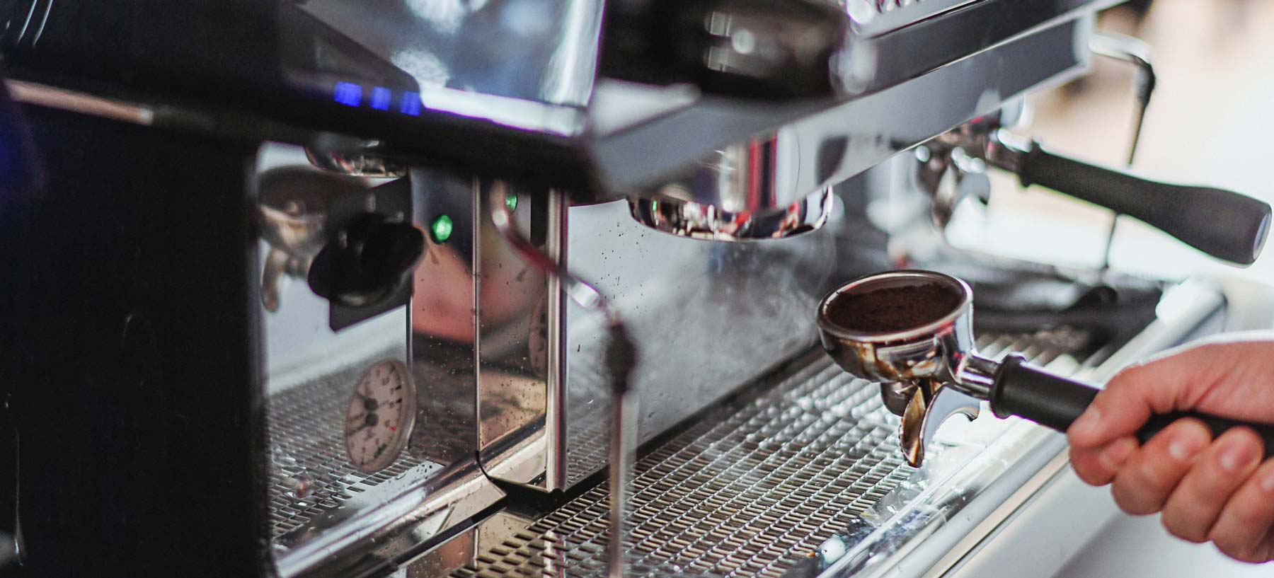 coffee machine closeup